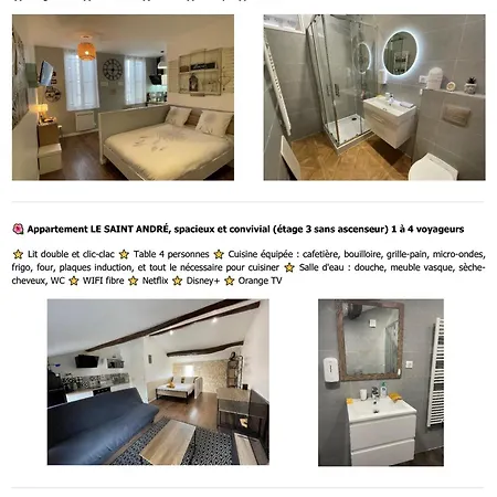 Chez Jean-yves Et Zoe - Le Carpe Diem - Au Calme, Tres Propre, Proche Parkings Apartman Niort