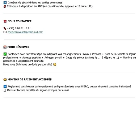 Chez Jean-yves Et Zoe - Le Carpe Diem - Au Calme, Tres Propre, Proche Parkings Apartman